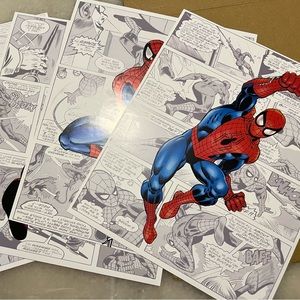 Spider-man wall decors -4 pieces